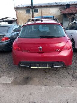 Peugeot 308 5-dver zadni komplet dvere kufru 1200kc