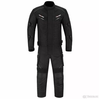 Moto Pánska Textilná Kombinéza Black