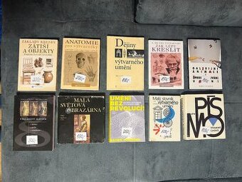 Umělecké a výtvarné knihy - různé