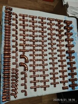 Měděné lisovací tvarovky