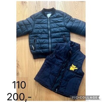 Podzimní bunda s vestou reserved kluk 110