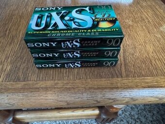 Audiokazeta nová SONY UX-S 90 ( Chrome class ) 3 ks