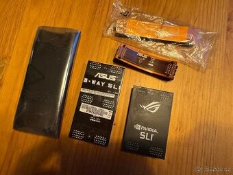 SLi bridge / CrossFire můstky - různé druhy, nové, nepožité