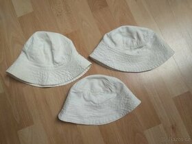 Plátěné kloboučky od 3 let