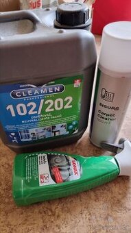 Prostředky na čištění koberce, sedačky