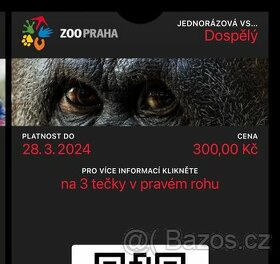 zoo Praha dospělý+2 děti