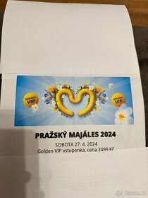 Prazsky Majales 2x vstupenky Golden VIP