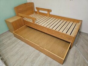 Dětská postel 90x200 - od truhláře masiv buk - 1