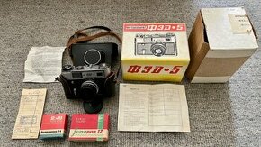 Ruský retro sběratelský fotoaparát FED 5 R49
