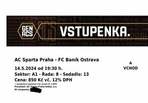 AC Sparta Praha - FC Baník Ostrava