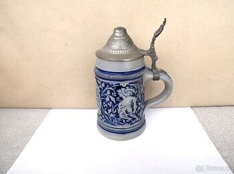 Starož. korbel plastický obraz v-16cm nepoškozený - 1