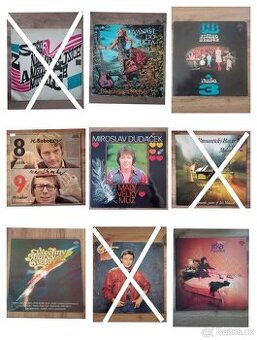 LP vinylová, gramofonová deska