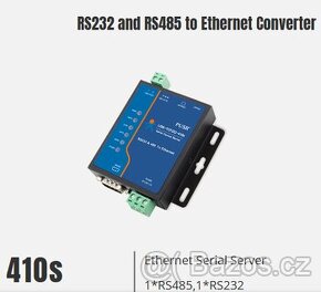 USR-TCP232-410s převodník RS232,485 to Ethernet - 1