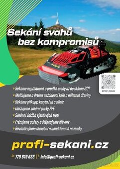 Sekání a můlčování svahů