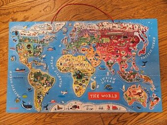 Magnetické puzzle The World Janod - 1