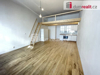 Pronájem bytu 1+kk 45 m2 P5 Smíchov po rekonstrukci loft cih
