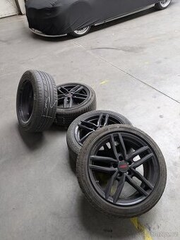 Prodám ALU kola + pneu 205/50R17 93W