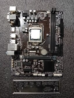 i5-7400 + základní deska GIGABYTE GA-H110M-S2H