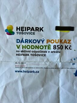 HEIPARK TOŠOVICE 850KČ