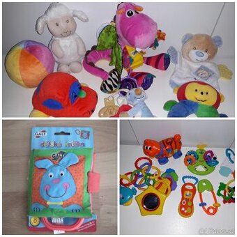Hračky pro miminko Lamaze, Chicco, Fisher Price aj.