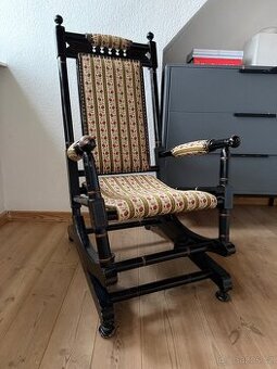 Starožitné houpací křeslo - American Rocking Chair