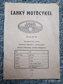 Návod k obsluze Jawa 50/555