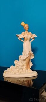 Royal Dux Art Deco dívka - soška