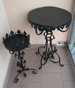 Květinový stolek kovaný