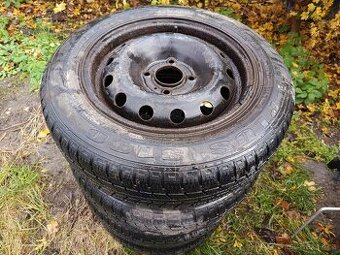 Prodám zimní kola Peugeot 206 175/65R14, 5,5Jx14 ET34