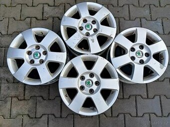 Originální alu kola škoda 5x112 r15