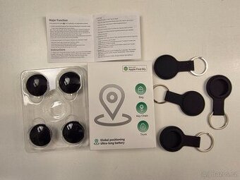 Apple AirTag neoriginální 4ks -prodloužená životnost baterie