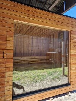 venkovní finská sauna