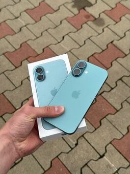 iPhone 16 256gb Modrozelený / Baterie 100%