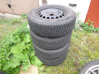 4x disk (5x112) zimní pneu 205/60 r16 (8 mm)