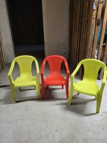 Dětské židličky sada 3 kusy