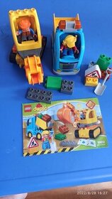 LEGO Duplo 10812 náklaďák a bagro-nakladač