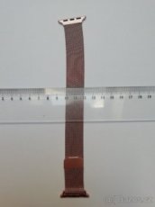 Nerezový růžový pásek k hodinkám Apple - 1