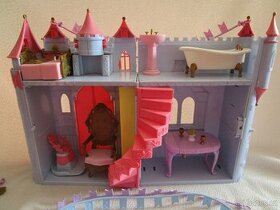 Velmi pěkný plastový zámek pro princeznu zn. Mattel