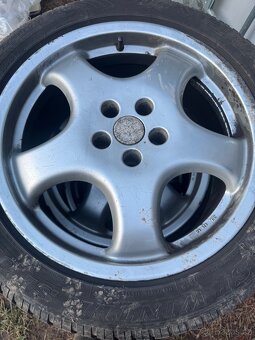 Alu kola 5x100 R17+ pneu zimni 225/55/17