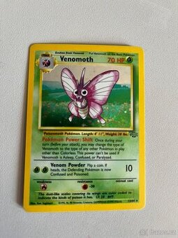 POKEMON VENOMOTH HOLO JUNGLE 1999 VINTAGE