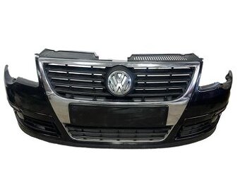 Přední nárazník černá metalíza LC9X VW Passat B6 r.v. 2010