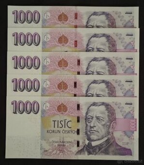 Česká republika - 1000 Korun bankovka, 2008, UNC