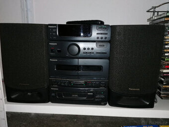 HiFi vez PANASONIC SA-CH32 radio, prehrava CD, kazety