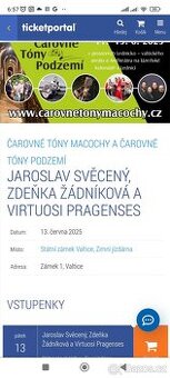 Jaroslav Svěcený - tóny podzemí Valtice 13.6.2025