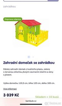 Zahradni domeček