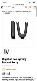 Bugaboo Fox vyztuhy hluboke korby