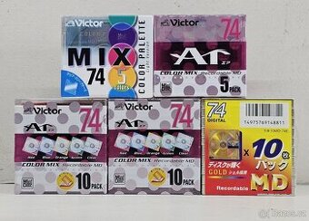 Minidisc Minidisk media MD jvc Victor nové
