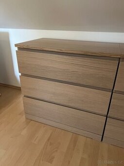 Komoda MALM dubová dýha