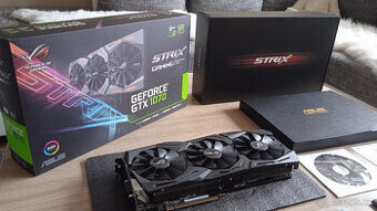 ASUS ROG STRIX GTX 1070 O8G GAMING – PERFEKTNÍ STAV