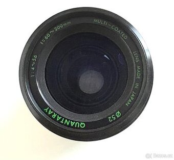 Objektiv Quantaray 60-200 Canon FD průměr 52